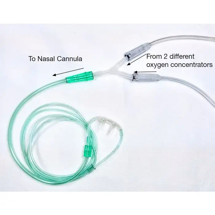 High-Flow Green Y-Connector